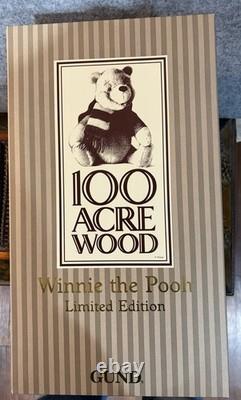 Winnie The Pooh Gund Mohair Bear Dressed as Mickey Mouse in Box Ltd Edition RARE