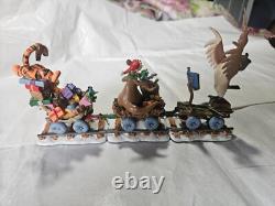 Winnie The Pooh Holiday Train Figurines Danbury Mint 24 Figures 4 Sets