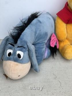 Winnie The Pooh KANGA & Rabbit Set JUMBO Plush Disney Mattel Vintage Arco Large
