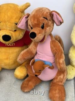 Winnie The Pooh KANGA & Rabbit Set JUMBO Plush Disney Mattel Vintage Arco Large