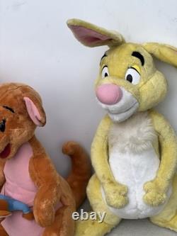 Winnie The Pooh KANGA & Rabbit Set JUMBO Plush Disney Mattel Vintage Arco Large