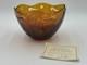 Winnie The Pooh Lenox Disney Cased Crystal Amber Bowl -limited Edition 184/250