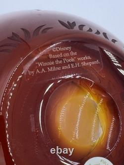 Winnie The Pooh Lenox Disney Cased Crystal Amber Bowl -limited Edition 184/250