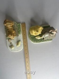 Winnie The Pooh Little Friends Bookends Tigger Piglet Vintage