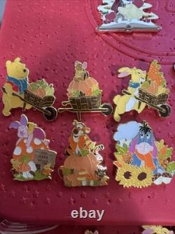 Winnie The Pooh Loungefly Harvest Fall Pin Set