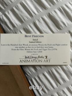 Winnie The Pooh & Piglet Best Friends Disney Sericel, Numbered