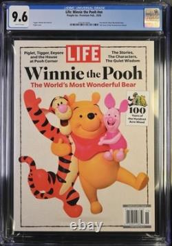 Winnie The Pooh Rare Variant Time Cover Newsstand 2026 Mint Cgc 9.6