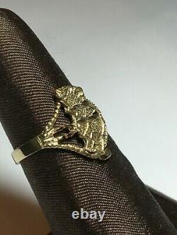 Winnie The Pooh Ring 10k Gold