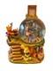 Winnie The Pooh Snow Globe Music Box With Small Picture Frame Disney Tigger Owl