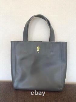 Winnie The Pooh Tigger Design Leather Tote Bag Black color shoulder bag Used