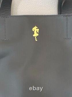 Winnie The Pooh Tigger Design Leather Tote Bag Black color shoulder bag Used