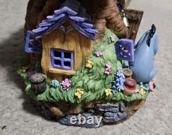 Winnie The Pooh Tree House Snow Globe Tigger Piglet Eeyore Super Rare HTF Disney
