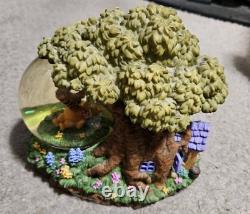Winnie The Pooh Tree House Snow Globe Tigger Piglet Eeyore Super Rare HTF Disney