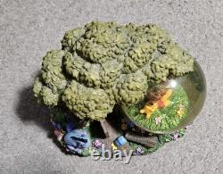 Winnie The Pooh Tree House Snow Globe Tigger Piglet Eeyore Super Rare HTF Disney