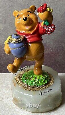 Winnie The Pooh Valentine Ron Lee Signed & Dated 1999 #66 of Only 1500 RETIRED