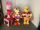 Winnie The Pooh Valentines Day Greeter Set Of 3 (tigger, Piglet, Pooh Bear) Nwt