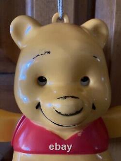 Winnie The Pooh Vintage Musical Hanging Baby Toy Works