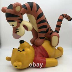 Winnie The Pooh and Tigger Disney BIG FIG Statue HTF Great Price! RARE Retired