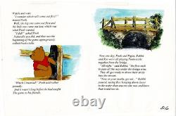 Winnie The Pooh and a Day for Eeyore Production Animation Cel Disney 1983 26