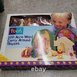 Winnie the Pooh 100 Acre Wood Carry Around Playset Mattel 66618