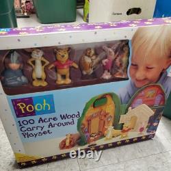 Winnie the Pooh 100 Acre Wood Carry Around Playset Mattel 66618