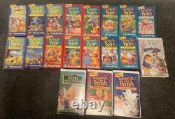 Winnie the Pooh 19 VHS Tape Lot