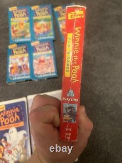 Winnie the Pooh 19 VHS Tape Lot