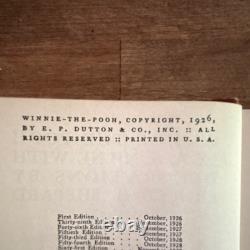 Winnie the Pooh 1926 Vintage Hardcover Disney Franchise
