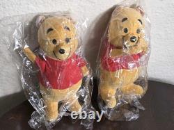 Winnie the Pooh 1960s 2 Lot New Sealed Walt Disney 6.5 Plush Toys Vintage NOS
