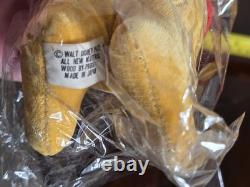 Winnie the Pooh 1960s 2 Lot New Sealed Walt Disney 6.5 Plush Toys Vintage NOS