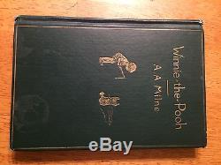 Winnie the Pooh 1st Edition EP Dutton & Company Copyright 1926. Green book