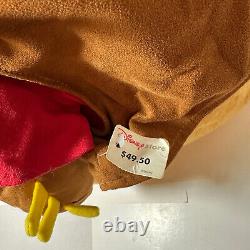 Winnie the Pooh 23 in Plush Cowboy Disney Store Large Plush Used Free Shipping