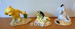 Winnie the Pooh 3 Disney Royal Doulton figures - Pooh & Piglet, Eeyore, Tigger