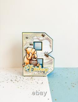 Winnie the Pooh 3D letters, Winnie the Pooh Birthday party decor