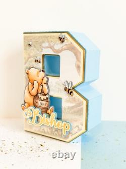 Winnie the Pooh 3D letters, Winnie the Pooh Birthday party decor