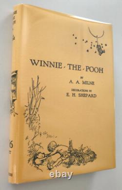 Winnie the Pooh, A. A. Milne, Highest Quality Facsimile of 1926 First Edition DJ