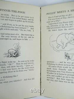 Winnie the Pooh AA Milne Ernest H. Shepard 1st Ed. Methuen 1926 with Facsimile DJ