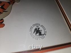 Winnie the Pooh Animation Cell Of Tigger Used In Movie And Autographed