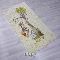 Winnie the Pooh Area Rug Cartoon Kids Room Carpet Nursery Decor