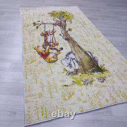 Winnie the Pooh Area Rug Cartoon Kids Room Carpet Nursery Decor Winnie the Pooh Area Rug Cartoon Kids Room Carpet Nursery Decor