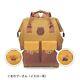Winnie The Pooh Backpack Disney Yellow × Brown Travel Bag Free-shipping
