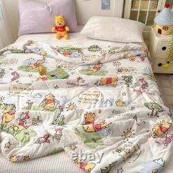Winnie the Pooh Comforter Disney Full Queen Cotton Quilt Blanket Premium Bedding