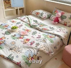 Winnie the Pooh Comforter Disney Full Queen Cotton Quilt Blanket Premium Bedding