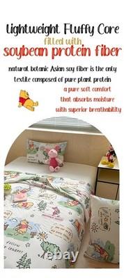 Winnie the Pooh Comforter Disney Full Queen Cotton Quilt Blanket Premium Bedding