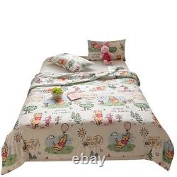 Winnie the Pooh Comforter Disney Full Queen Cotton Quilt Blanket Premium Bedding