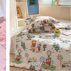 Winnie the Pooh Comforter Disney Full Queen Cotton Quilt Blanket Premium Bedding
