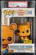 Winnie The Pooh Disney Flocked Hot Topic 252 Funko Pop! Psa 9 Mint