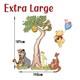 Winnie The Pooh Friends Tree Wall Decal Large Kids Room Removable Fabric Stick