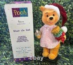 Winnie the Pooh? Honeypot /Lighted Animated Motionette ChristmasTelcoDisney