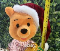 Winnie the Pooh? Honeypot /Lighted Animated Motionette ChristmasTelcoDisney